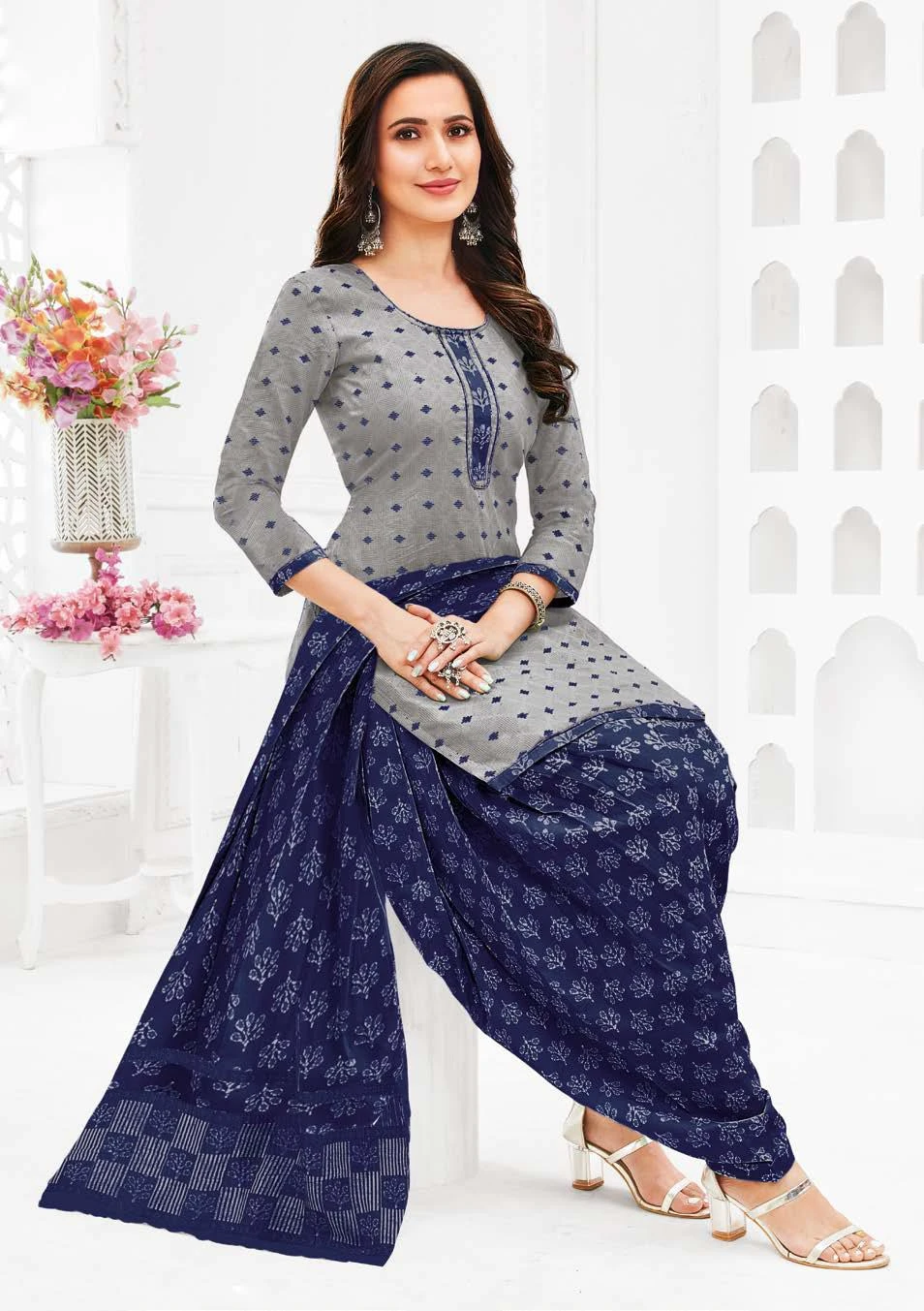 Ganpati Vaishali Vol 8 Pure Cotton Wholesale Salwar Suit Catalog — Wholesale Salwar Suits, Ganpati wholesale from Surat — view 5